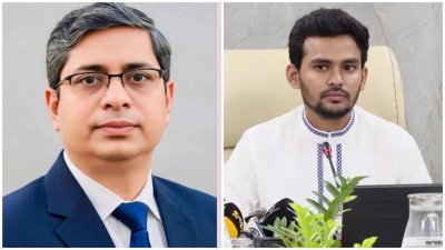 মীর শাহে আলম ও আসিফ মাহমুদ সজিব ভূঁইয়া (ফাইল ছবি)