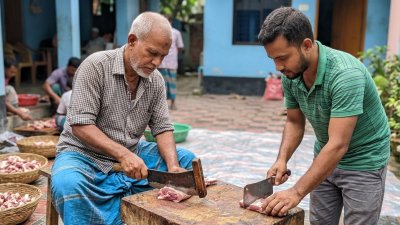 অনভ্যস্ত হাতেই সামান্য অসাবধানতা বড় দুর্ঘটনার কারণ হতে পারে (প্রতীকী ছবি/এআই)