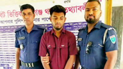 গ্রেফতার ছাত্রদল নেতা হোসাইন আহমেদ