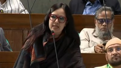 সংসদ অধিবেশনে রুমিন ফারহানা (সংগৃহীত ছবি)