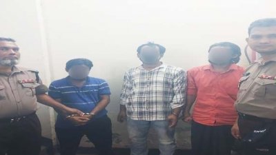 চোরচক্রের তিনজনকে রাজধানী থেকে গ্রেফতার করেছে পুলিশ