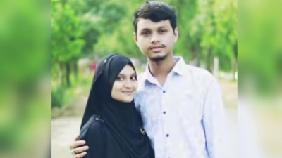 রিয়া মনি ও রনি ইসলাম (ফাইল ছবি)