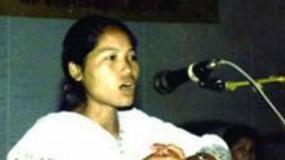 আদিবাসী নারী নেত্রী কল্পনা চাকমা। ফাইল ছবি