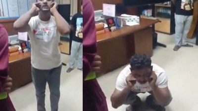 মায়ের লাশ ফেরত দেওয়ার শর্তে হাসপাতালের পরিচালকের কার্যালয়ের একটি কক্ষে ছেলেকে কান ধরে ওঠবস করানো হয়