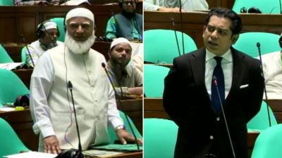 সংসদে মো. শফিকুর রহমান ও আন্দালিব রহমান পার্থ
