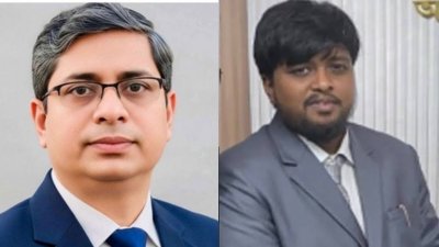 প্রতিমন্ত্রী মীর শাহে আলম ও ‘দৈনিক অগ্রযাত্রা প্রতিদিন’ পত্রিকার ভারপ্রাপ্ত সম্পাদক রেজানুর ইসলাম