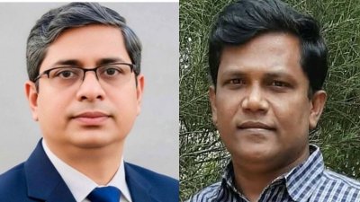 প্রতিমন্ত্রী মীর শাহে আলম ও ‘দৈনিক অগ্রযাত্রা প্রতিদিন’ পত্রিকার ভারপ্রাপ্ত সম্পাদক রেজানুর ইসলাম