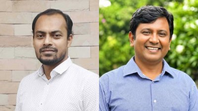 সুপ্রিম কোর্টের রিপোর্টার্স ফোরামের সভাপতি মো. দিদারুল আলম ও সম্পাদক মেহেদী হাসান ডালিম।