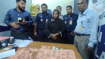 আইনশৃঙ্খলা বাহিনীর হেফাজতে জেসমিন