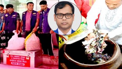 হজরত শাহজালাল (রহ.)-এর দরগাহে থাকা সিলগালা করা তিনটি ডেগের তালা খুলে দিয়েছেন জেলা প্রশাসক (ডিসি) সারওয়ার আলম
