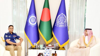 আইজিপির সঙ্গে সৌদি আরবের রাষ্ট্রদূত