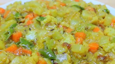 হোটেলের স্টাইলে সবজি