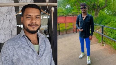 সরকারি মদের দোকানের দুই কর্মচারী কাজ শেষ করে মোটরসাইকেলে বাড়ি ফিরছিলেন। ছবি: ইন্ডিয়া টুডে