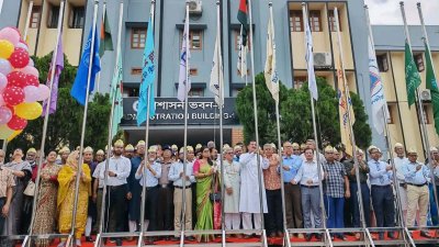প্রতিষ্ঠাবার্ষিকী উপলক্ষে আজ বিশ্ববিদ্যালয় প্রশাসন দিনব্যাপী বর্ণাঢ্য কর্মসূচি গ্রহণ করেছে