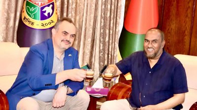 সিসিক প্রশাসকের সঙ্গে মার্কিন রাষ্ট্রদূত