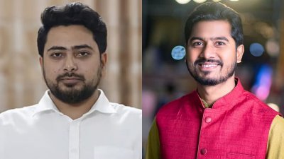 নাহিদ ইসলাম ও নুরুল হক নুর (কোলাজ)