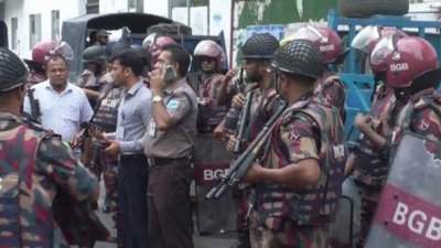 ১৬ জুলাইকে কেন্দ্র করে গোপালগঞ্জে নিরাপত্তাব্যবস্থা জোরদার করা হয়েছে