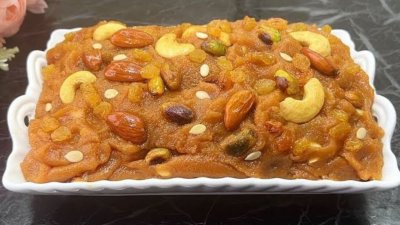 চাল-বিস্কুটের মজাদার হালুয়া।