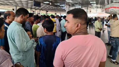 শাহজালাল বিমানবন্দরে ভিড় (ফাইল ছবি)