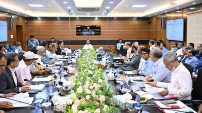 স্বাস্থ্য মন্ত্রণালয়ের অডিটোরিয়ামে বৈঠকে প্রধানমন্ত্রী তারেক রহমান