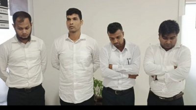 কারাগারে যাওয়া চার আসামি হলেন— মো. রাসেল রানা লিটন (৩২), মো. আলিম (২৮), মো. আলী হায়দার (২৯) এবং মো. মাসুদ ফকির (৩১) (ছবি: সংগৃহীত)