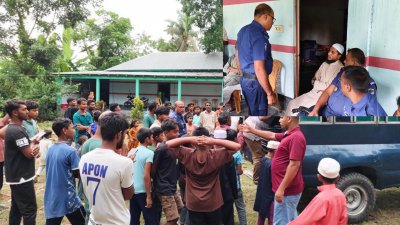 সালিশ বসানোর খবর পেয়ে উৎসুক জনতা ভিড় করেন মাদ্রাসায়, খবর পেয়ে পুলিশ ঘটনাস্থল থেকে মাদ্রাসার বড় হুজুরকে আটক করে