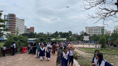 মাইলস্টোন স্কুল অ্যান্ড কলেজ (ছবি: বাংলা ট্রিবিউন)