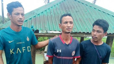 গ্রেফতারকৃত তিনজন