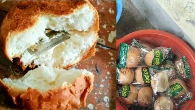 সরকারি প্রাথমিক বিদ্যালয়ে স্কুল ফিডিং কর্মসূচির বনরুটি খাওয়ার আগে দুই ভাগ করতেই ভেতরে পাওয়া গেলো আস্ত ব্লেড