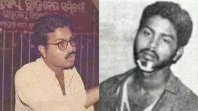 ১৯৯৭ সালে ওড়িশায় প্রশ্নফাঁসবিরোধী আন্দোলনে ছিলেন ধর্মেন্দ্র প্রধান। ছবি: এনডিটিভি