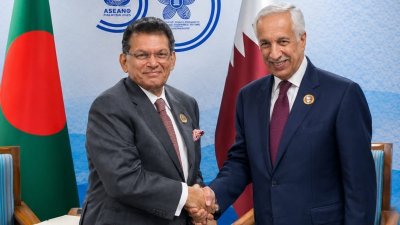 কাতারের পররাষ্ট্র প্রতিমন্ত্রী সুলতান বিন সাদ আল-মুরাইখির সঙ্গে দ্বিপক্ষীয় বৈঠক করেন পররাষ্ট্রমন্ত্রী ড. খলিলুর রহমান