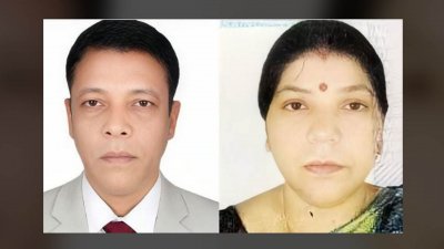 নিহত স্বপন দাশ গুপ্ত ও তার স্ত্রী কল্পনা দাশ গুপ্ত