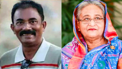 একরামুল হক ও শেখ হাসিনা (ফাইল ছবি)