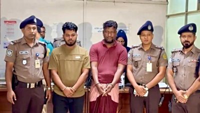 অভিযুক্ত দুজনকে গ্রেফতার করেছে পুলিশ