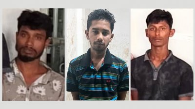 গ্রেফতার তিন আসামি