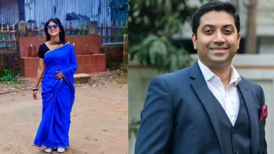 প্রধান শিক্ষিকা বিউটি রানী পাল ও প্রাথমিক ও গণশিক্ষা প্রতিমন্ত্রী ববি হাজ্জাজ
