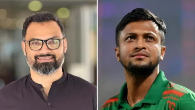 আমিনুল হক ও সাকিব আল হাসান
