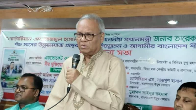 কথা বলছেন রুহুল কবির রিজভী
