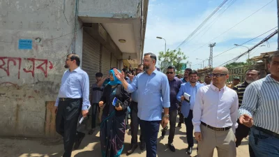 কমলাপুর বীরশ্রেষ্ঠ শহীদ মোস্তফা কামাল স্টেডিয়ামে ক্রীড়া প্রতিমন্ত্রী।