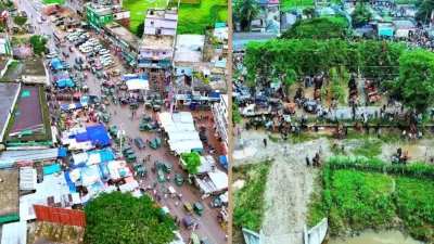 মৌলভীবাজারের শতবর্ষী সরকার বাজার (সংগৃহীত ছবি)।