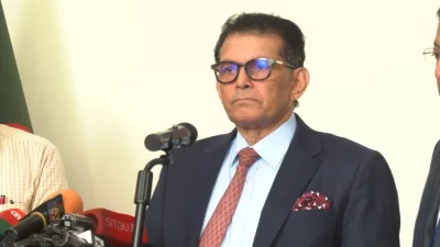 সাংবাদিকদের ব্রিফ করছেন পররাষ্ট্রমন্ত্রী ড. খলিলুর রহমান