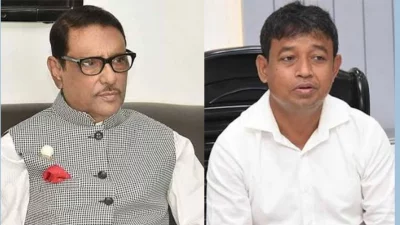 ওবায়দুল কাদের-ডিবি হারুন