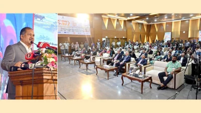 আন্তর্জাতিক যুব দিবস উপলক্ষে রাজধানীর ফরেন সার্ভিস একাডেমিতে আয়োজিত অনুষ্ঠানে তথ্য ও সম্প্রচারমন্ত্রী জহির উদ্দিন স্বপন