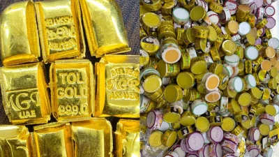 জব্দকৃত জিনিসের একাংশ (কোলাজ)