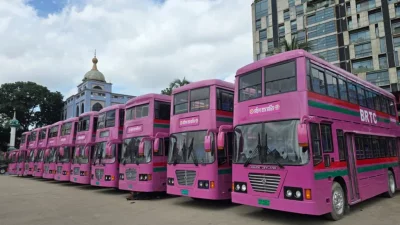 নারীদের পরিবহনে প্রস্তুত বিআরটিসির বাস