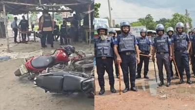 নাটোরের বড়াইগ্রামে কাউন্টারের নিয়ন্ত্রণ ও বাসে যাত্রী তোলা নিয়ে বিএনপির দুই পক্ষের নেতাকর্মীদের মধ্যে সংঘর্ষের ঘটনা ঘটেছে