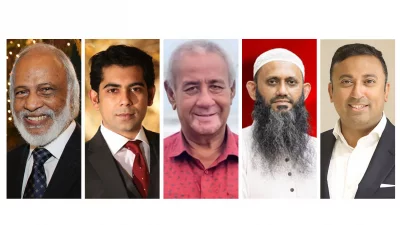 ড. আবদুল মঈন খান, আন্দালিব রহমান পার্থ, সাচিং প্রু জেরী, শামীম কায়সার লিংকন ও হুমায়ুন কবির