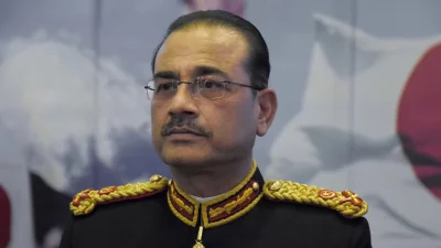 পাকিস্তানের সেনাপ্রধান আসিম মুনির। ফাইল ছবি: এপি