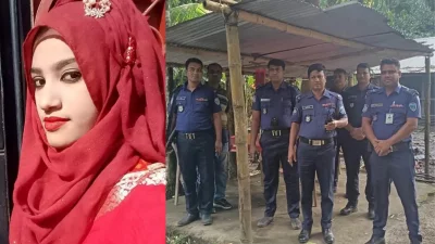 নুসরাত জাহান রাফি ও তার গ্রামের বাড়ির নিরাপত্তায় পুলিশ
