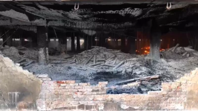 আগুনে পুড়ে যাওয়া গাজী টায়ার কারখানা